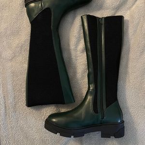 Tall Green Boots (NEW!!!!) UO Becky Tall Boot